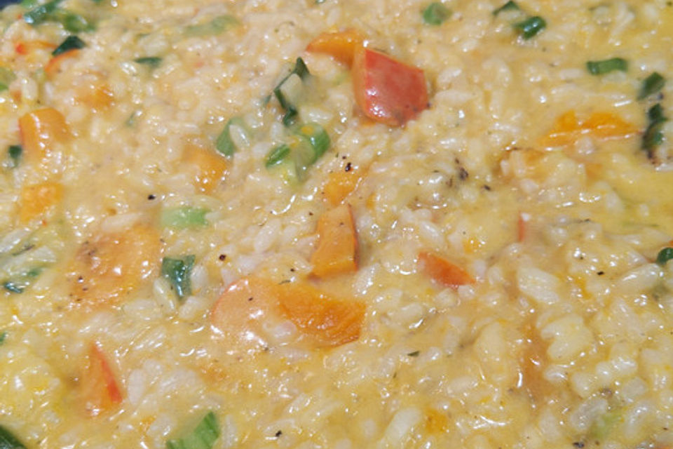 Kürbis-Risotto