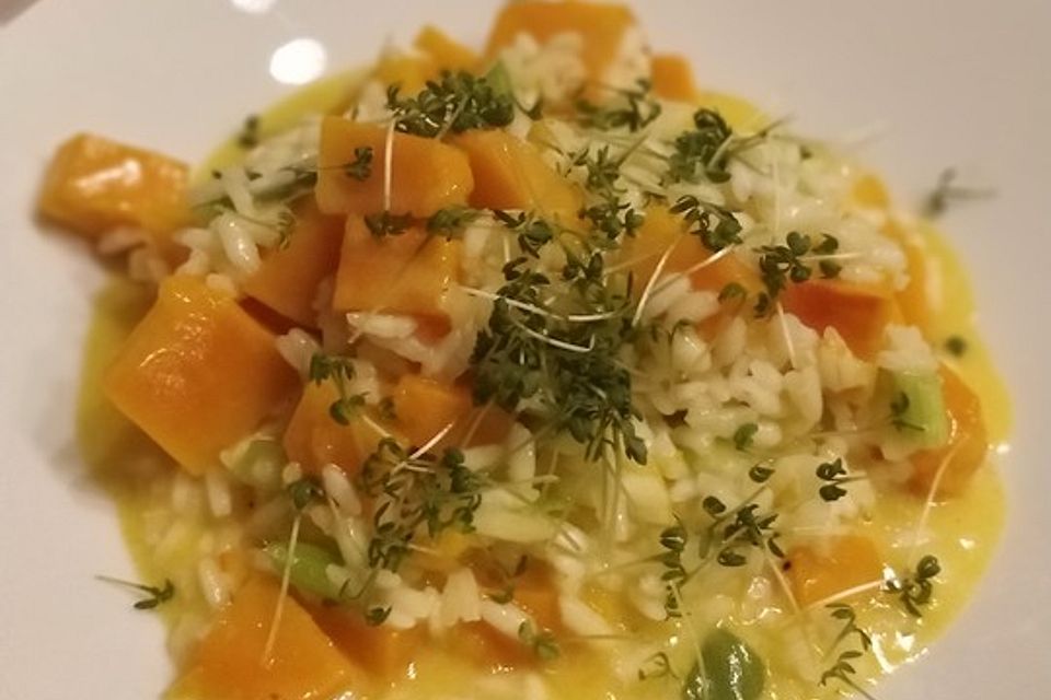 Kürbis-Risotto