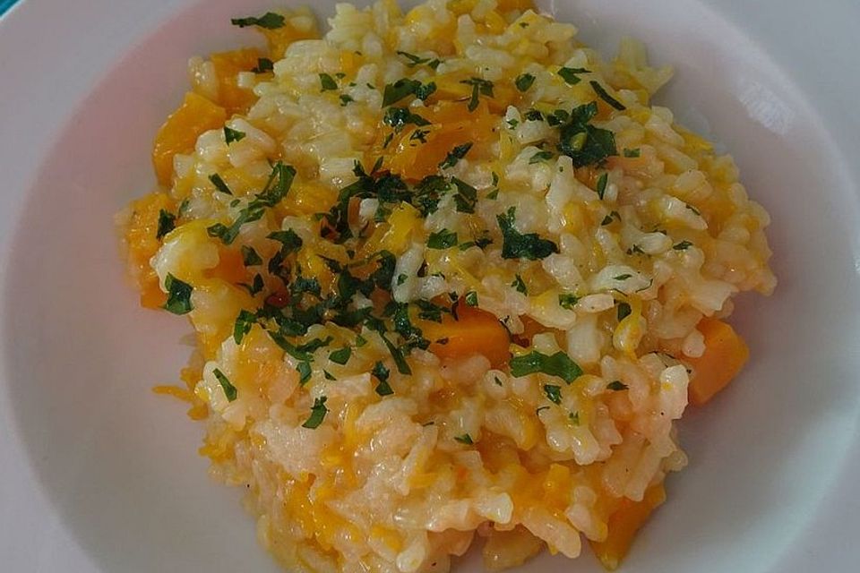 Kürbis-Risotto