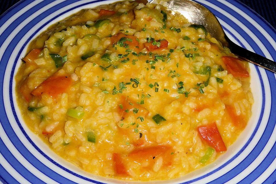 Kürbis-Risotto