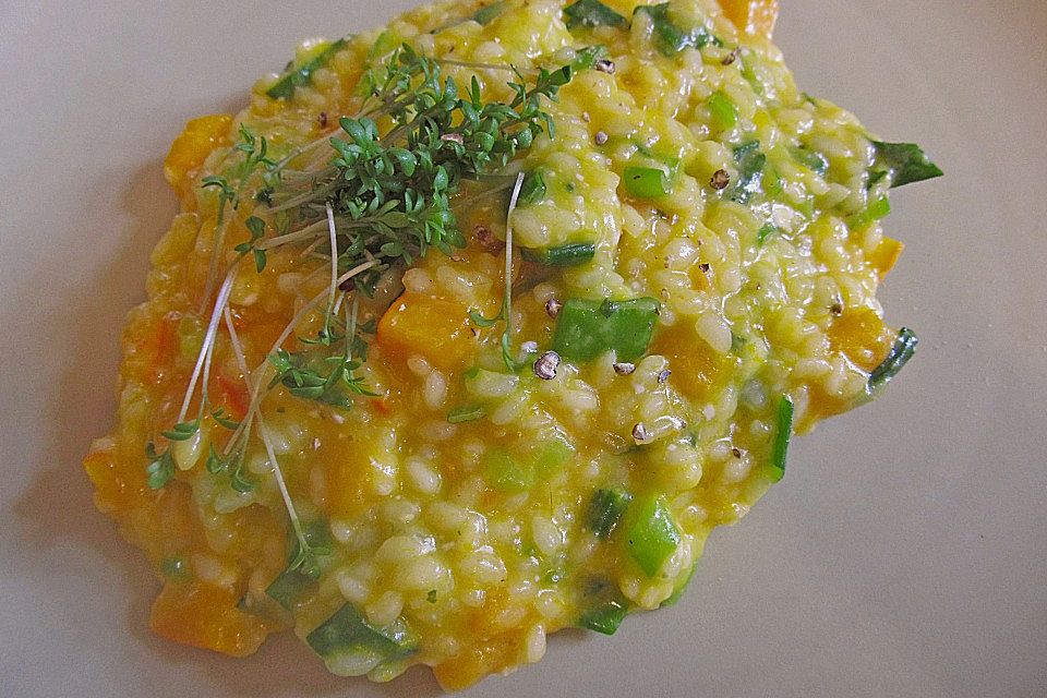 Kürbis-Risotto