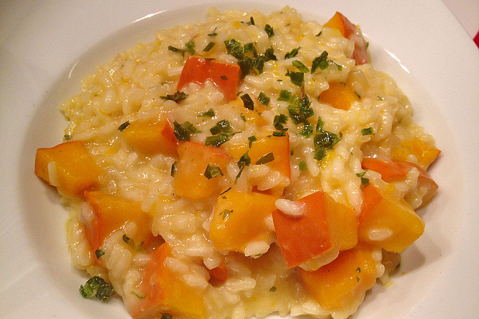 Kürbis-Risotto