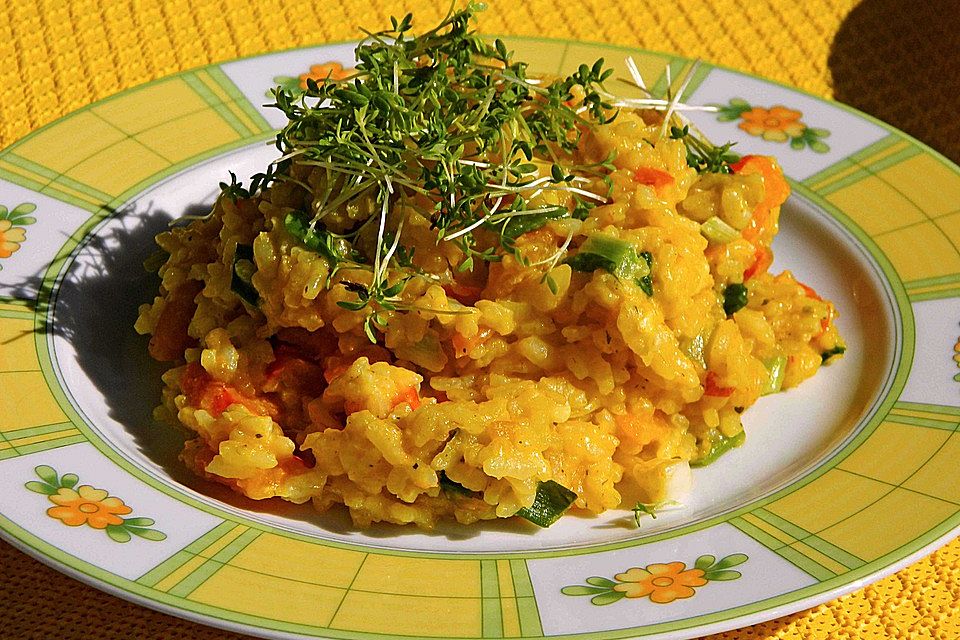 Kürbis-Risotto