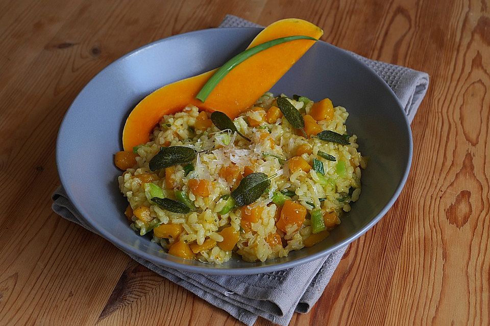 Kürbis-Risotto