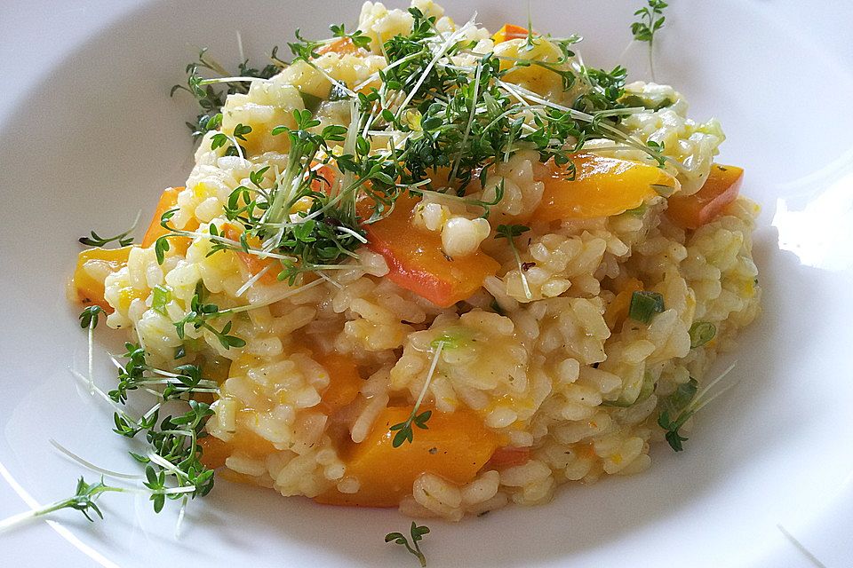 Kürbis-Risotto