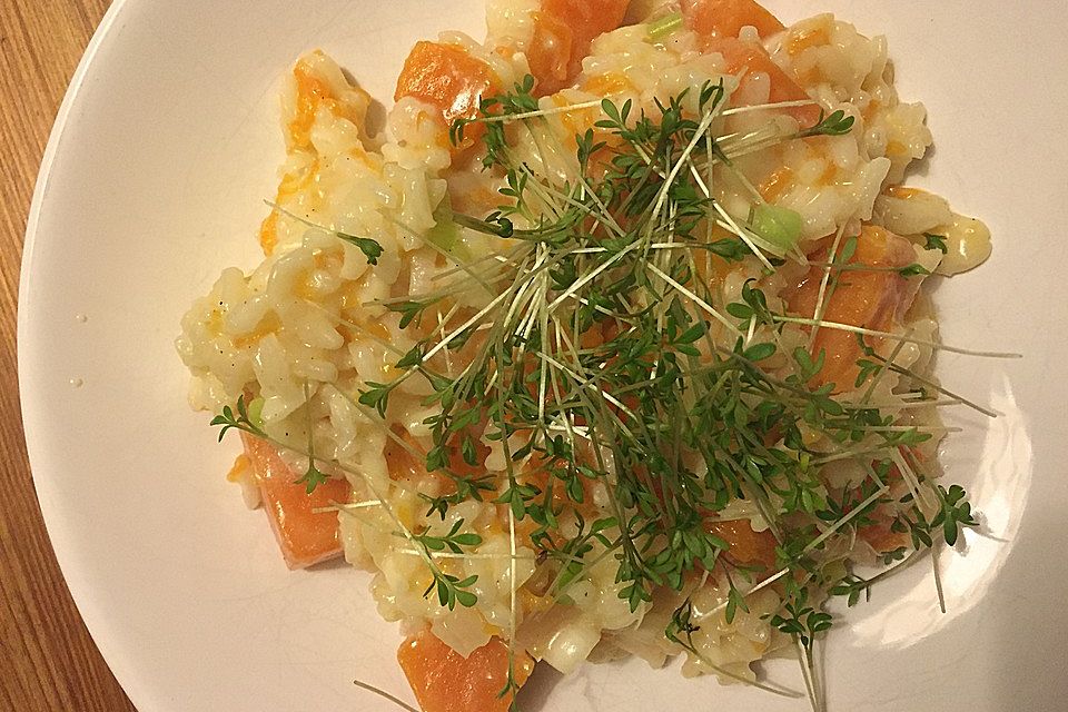 Kürbis-Risotto