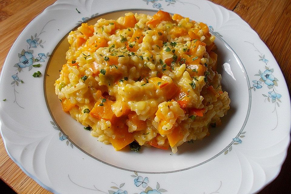 Kürbis-Risotto