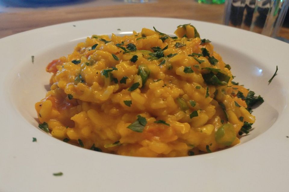 Kürbis-Risotto