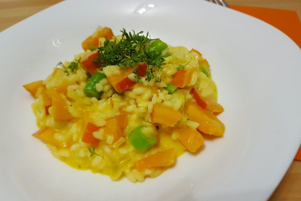 Kürbis-Risotto