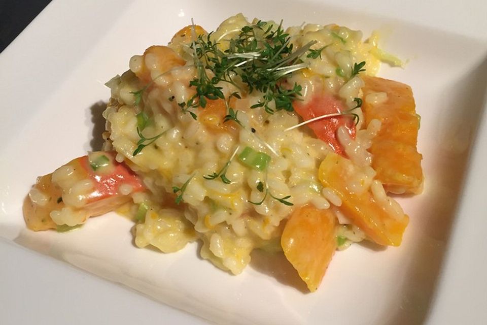 Kürbis-Risotto