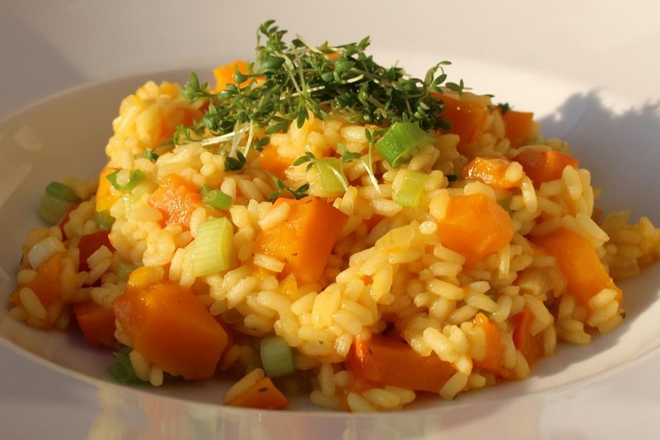 Kürbis-Risotto