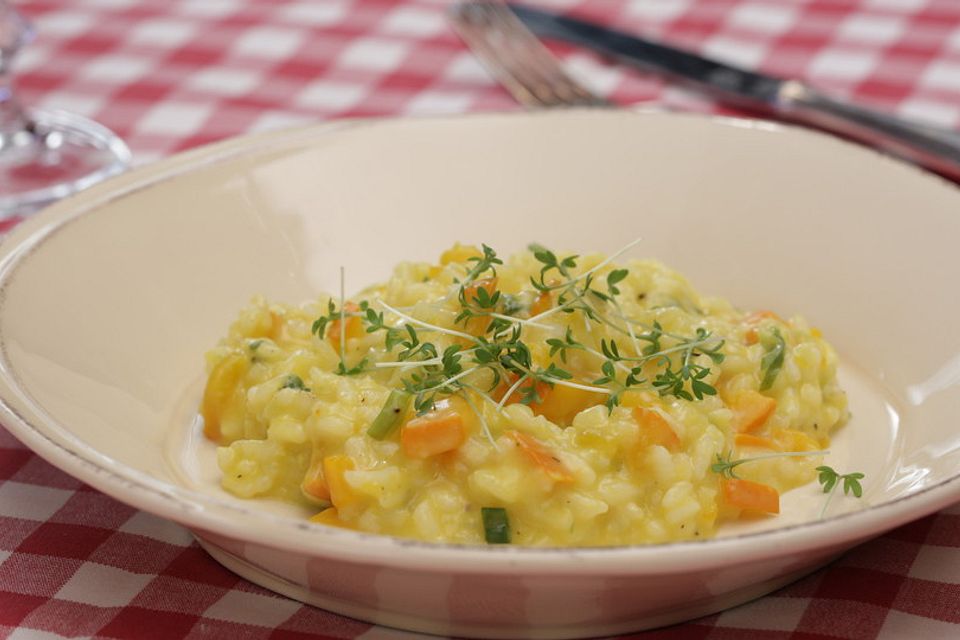 Kürbis-Risotto