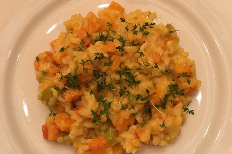 Kürbis-Risotto