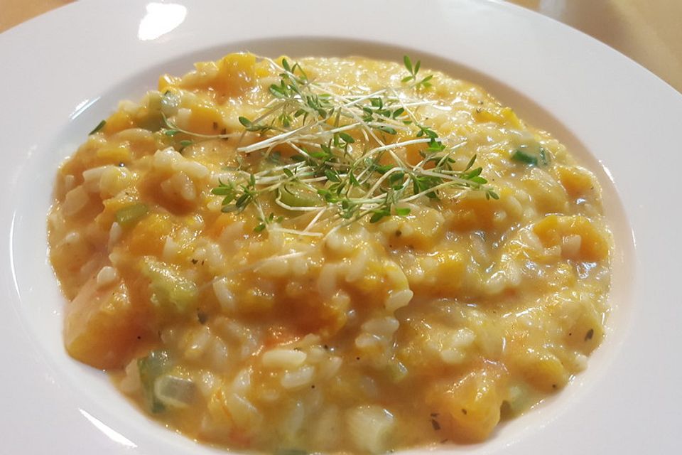 Kürbis-Risotto