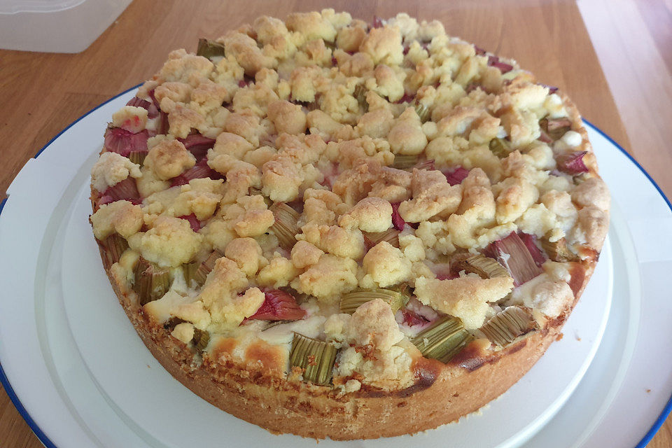 Rhabarber-Quark-Torte