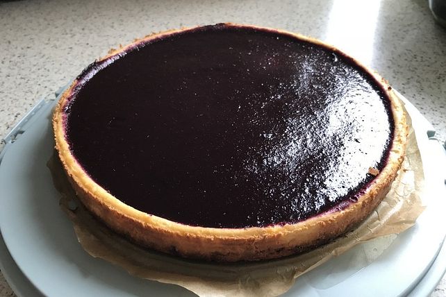 Skyr-Cheesecake mit Heidelbeertopping von ELpunkt| Chefkoch