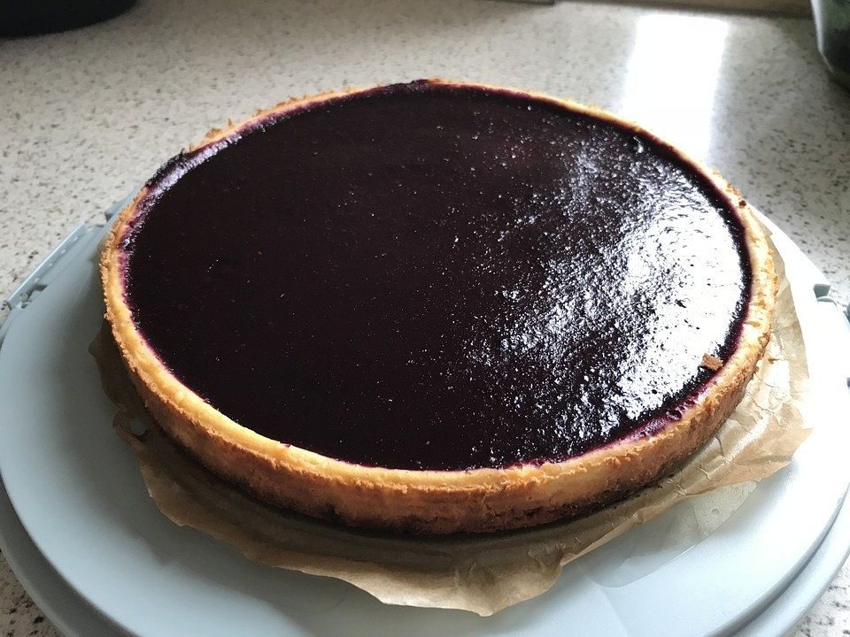 Skyr-Cheesecake mit Heidelbeertopping von ELpunkt| Chefkoch