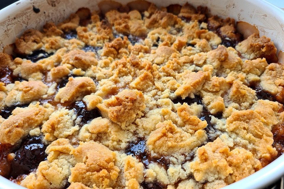 Pflaumenkuchen mit Streusel