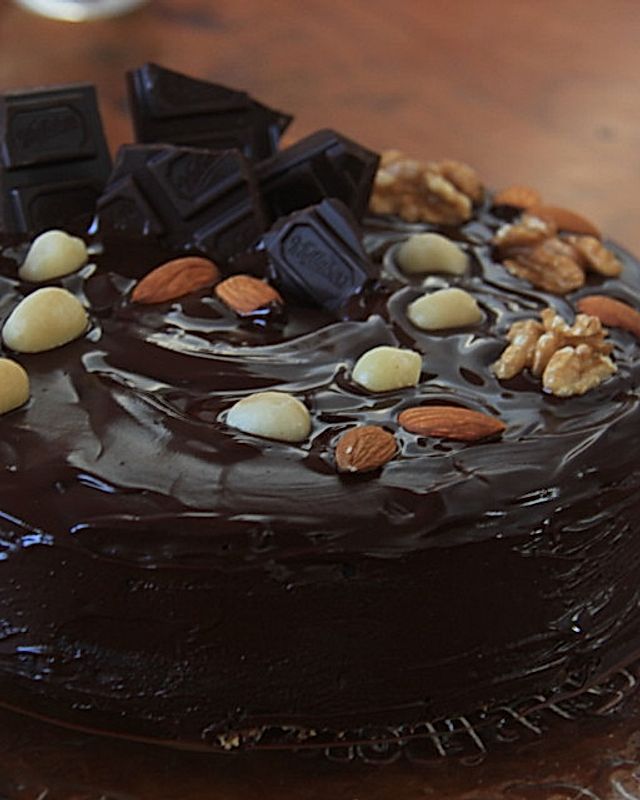 Schokolade-Birnen-Kuchen