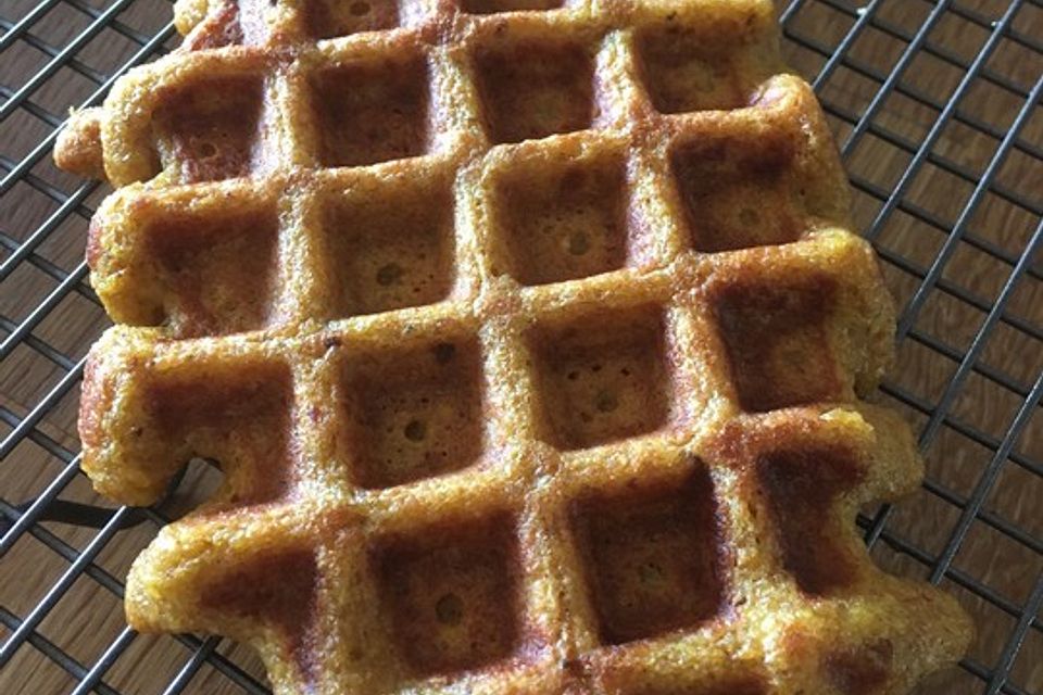 Knusprige Waffel ohne Zucker