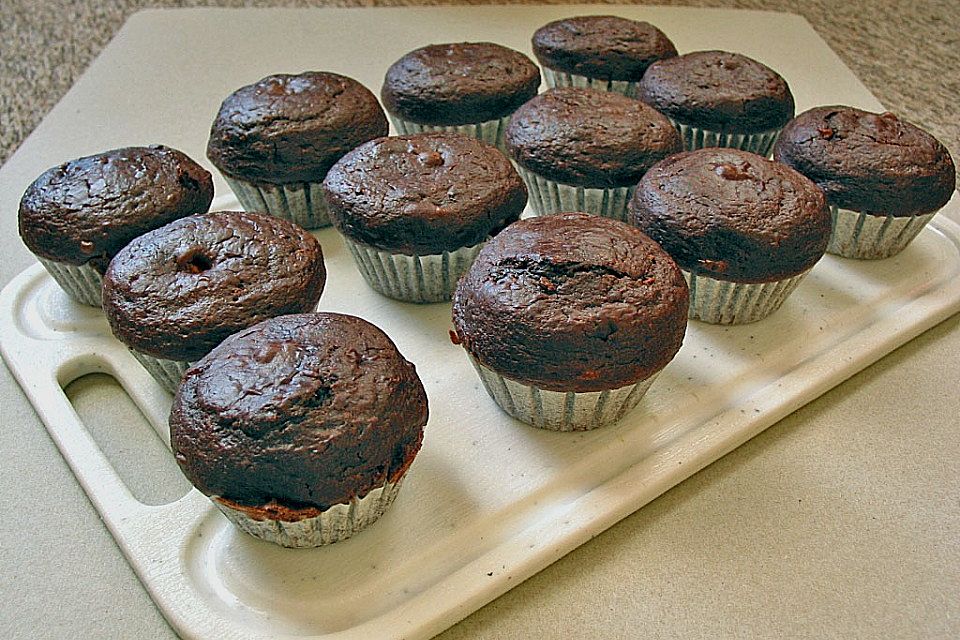 Schoko - Kirsch - Muffins