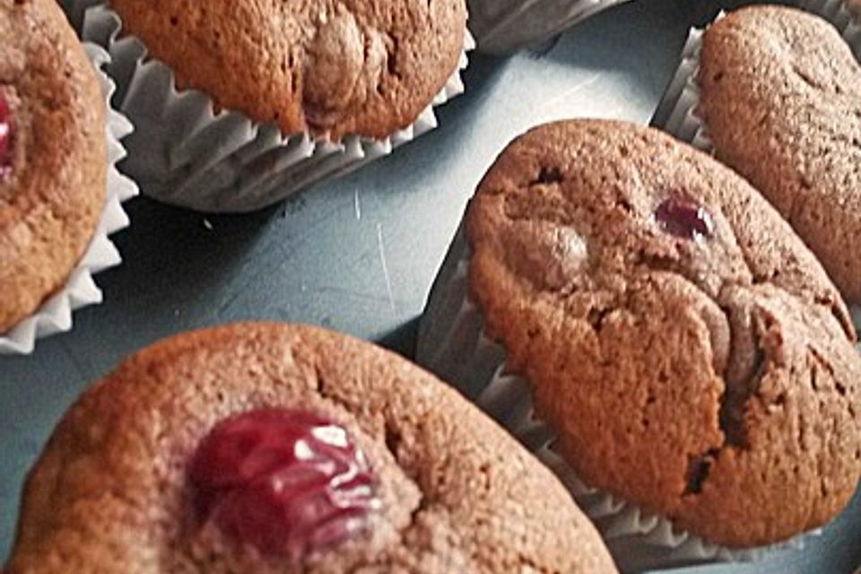 Schoko - Kirsch - Muffins