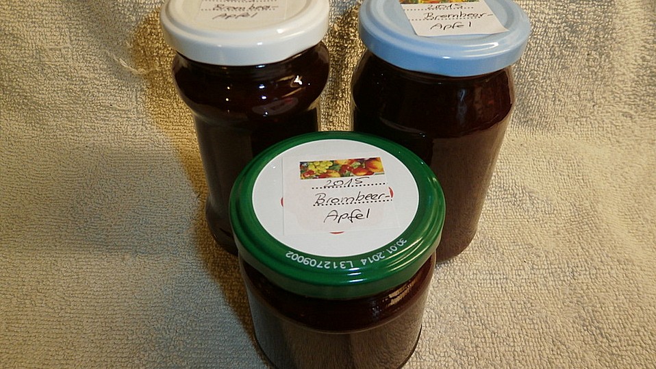 Brombeer-Apfel-Konfitüre von Kokoskuchen