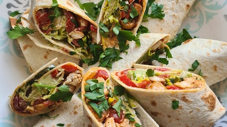Hähnchen-Wraps