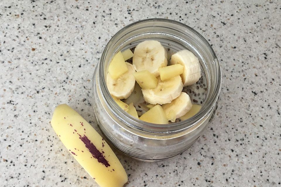 Overnight Oats mit Pepino und Banane