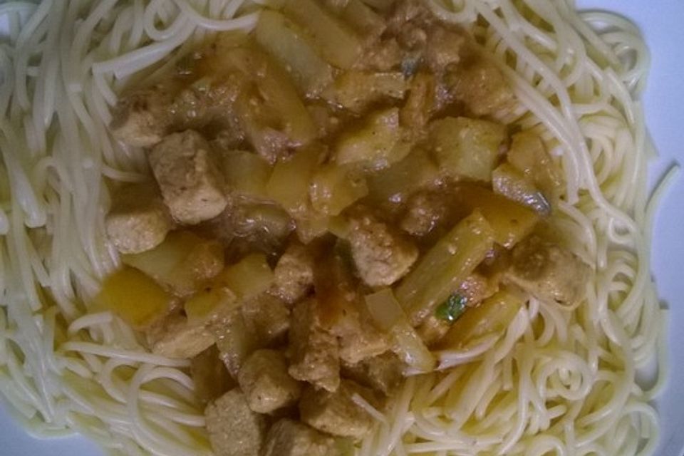 Spaghetti-Curry