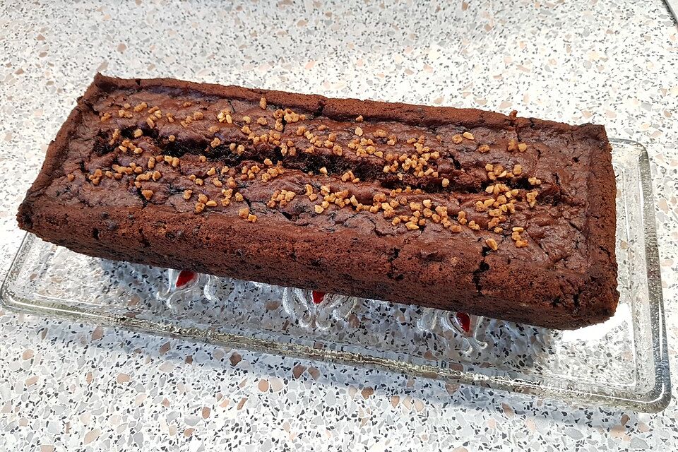 Bananenbrot mit Schokoflocken, ohne Ei