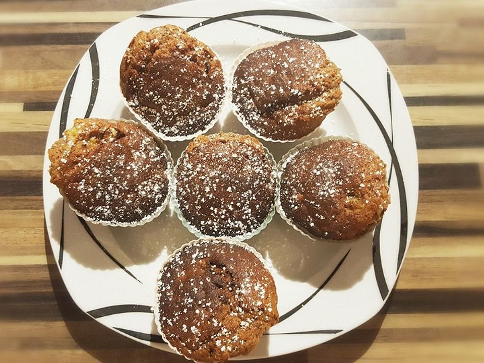 Bananen-Schoko-Mohn-Muffins von Cooking-Julchen| Chefkoch