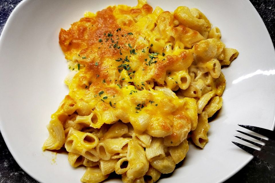 Mac’n’cheese - Makkaroni mit Käse USA Style