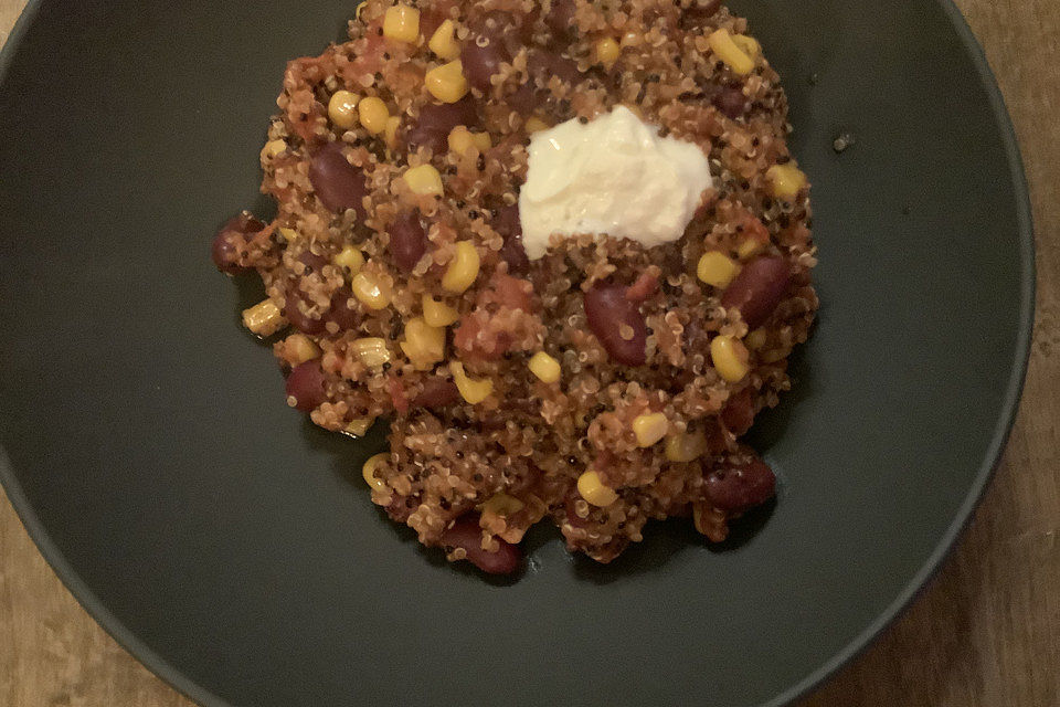 Chili sin Carne mit Quinoa