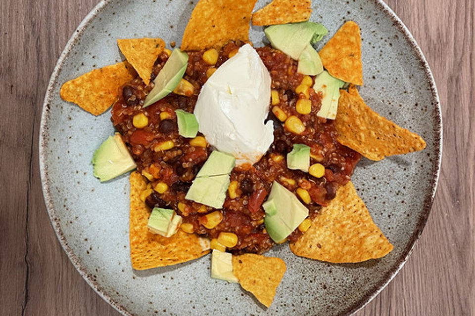 Chili sin Carne mit Quinoa