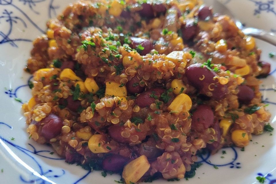 Chili sin Carne mit Quinoa