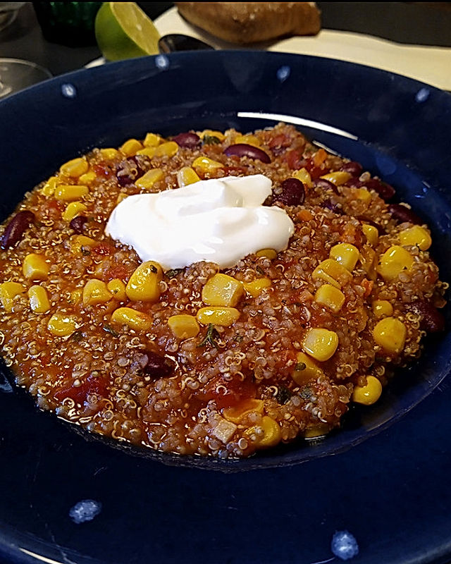 Chili sin Carne mit Quinoa