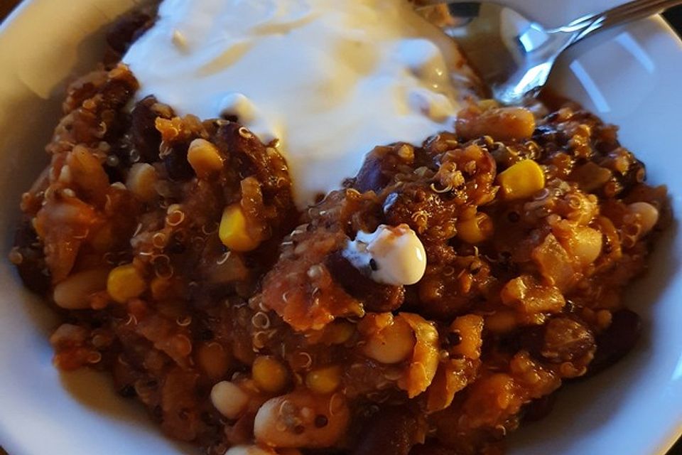 Chili sin Carne mit Quinoa