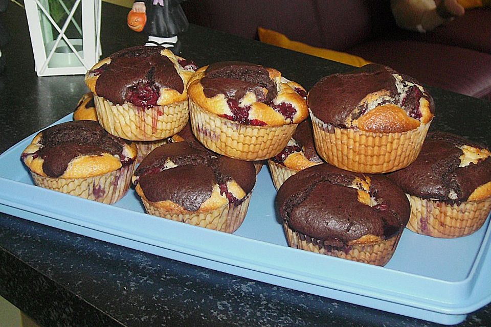 Donauwellen - Muffins