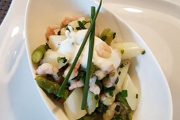 Shrimp-Spargel-Salat