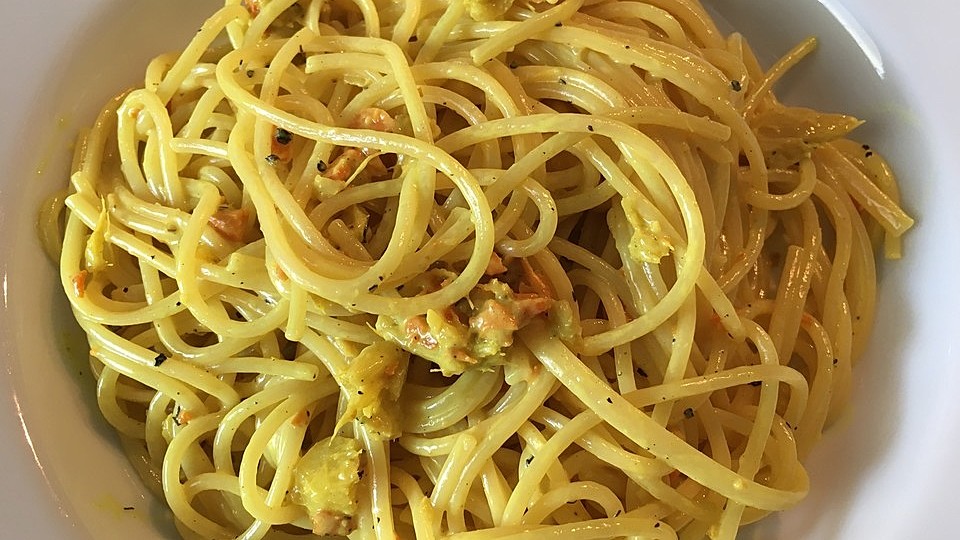Spaghetti Mit Ingwer Und Kurkuma Von Chtschaikner Chefkoch 