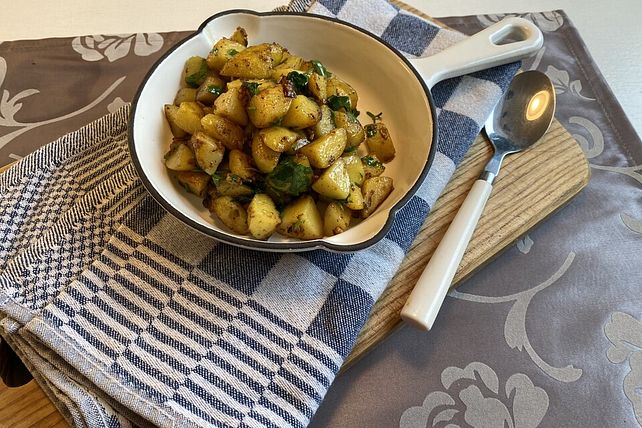 Libanesische Kartoffeln mit Koriander, Kreuzkümmel und Chili von ...