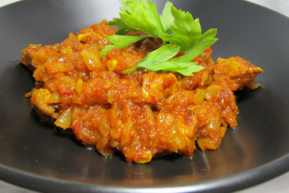 Dopiaza mit Schweinefleisch