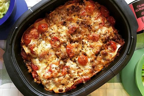 Salsiccia-Lasagne Mit Bunten Kirschtomaten Und Mozzarella Von McMoe ...