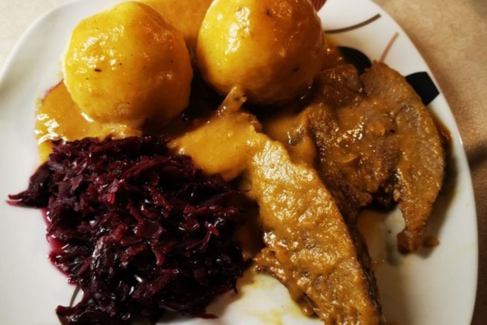 Oybiner Wildschweinbraten ohne Wein