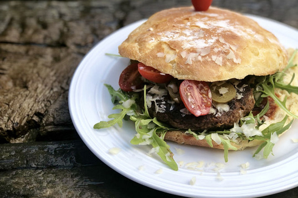 Vegetarische Burgerpatties italian Style