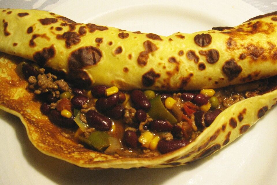 Chili con Carne im Crêpe à la Didi