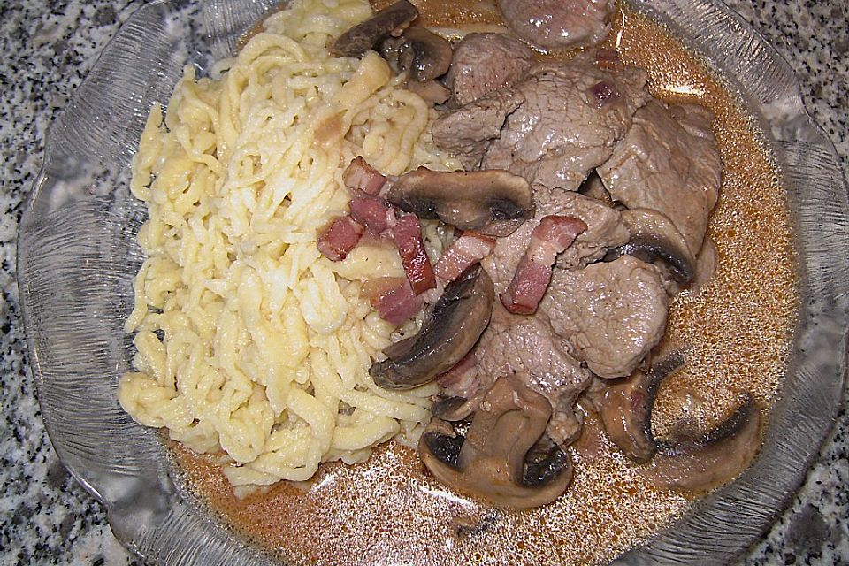 Filetspitzen aus der Pfanne Filetspitzen aus der Pfanne