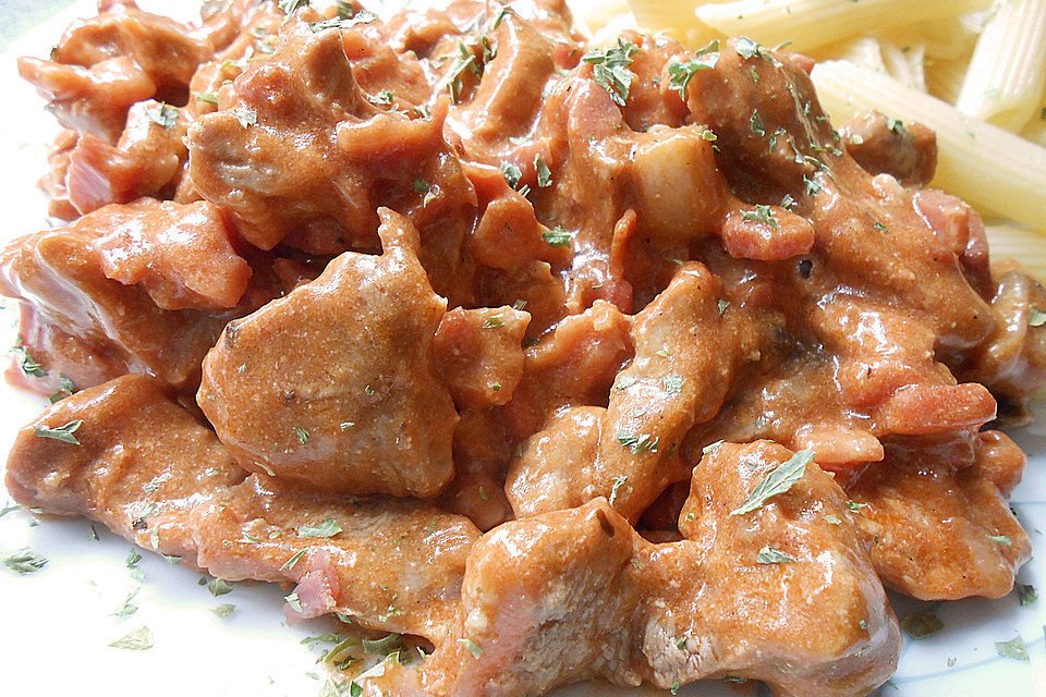 Filetspitzen aus der Pfanne Filetspitzen aus der Pfanne