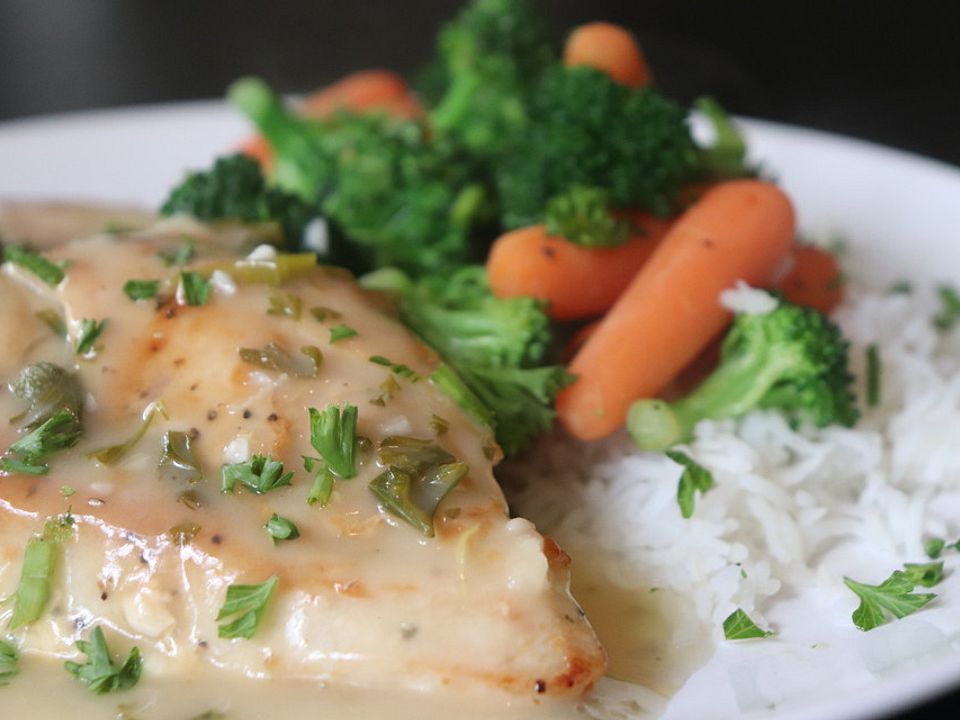 Hähnchen mit Butter-Zitronen-Sauce von LukasLukas| Chefkoch